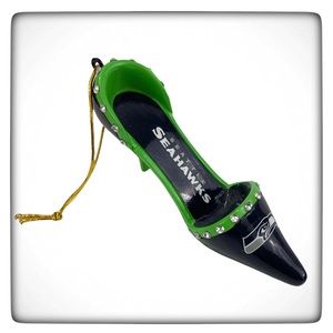 NFL Seattle Seahawks Heel Shoe Christmas Tree Ornament